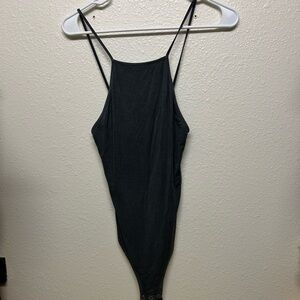 Elegant Gray Bodysuit